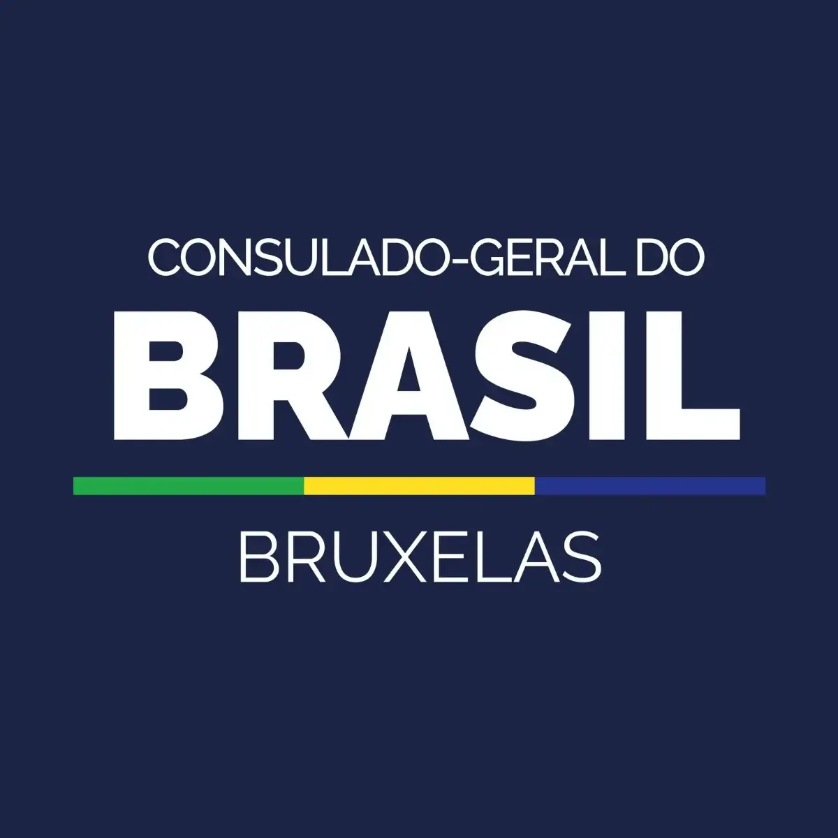 Logo de Consulado brasileiro na Bélgica