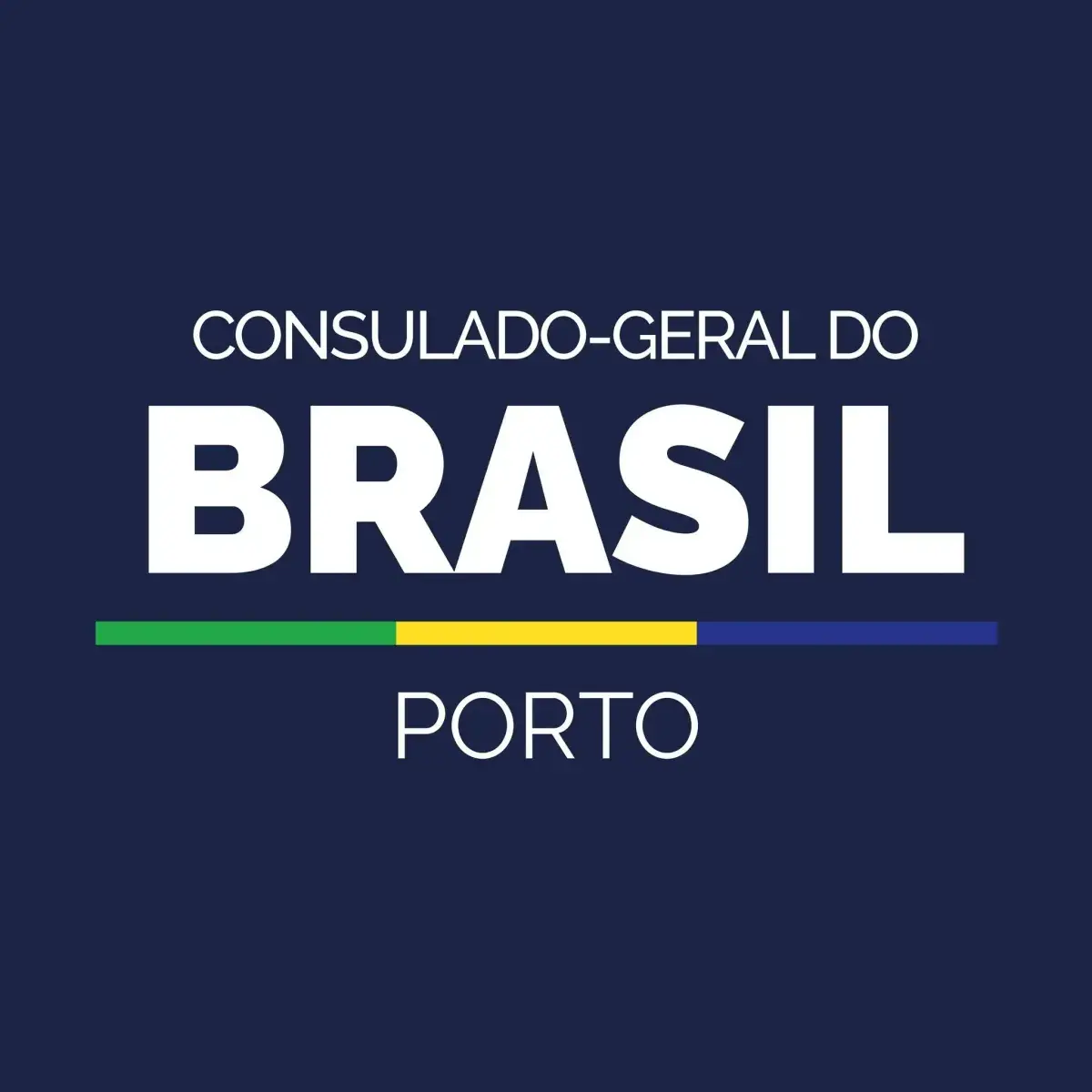 Logo de Consulado brasileiro no Porto